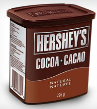 Post image for Poudre de cacao sans produits laitiers